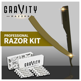 GRAVITY RAZORS 2mm exposed edge highlights blade visibility for accurate trimming.