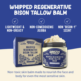 Grazly balm on elbow patch for hydration and softness