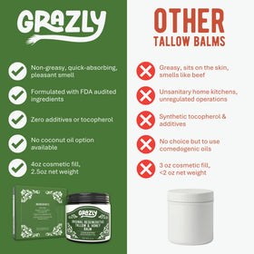 Grazly coconut oil variant option highlighting added softness.