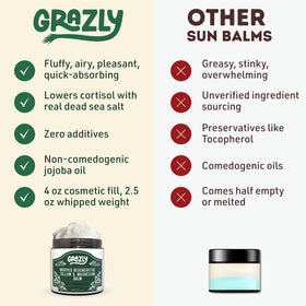 Grazly fragrance-free formula ideal for sensitive skin.
