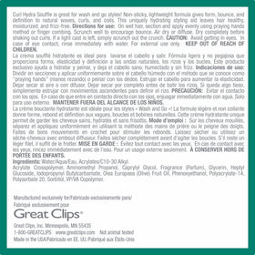 Great Clips Curl Hydra Souffle applied with hands for wash-and-go styling