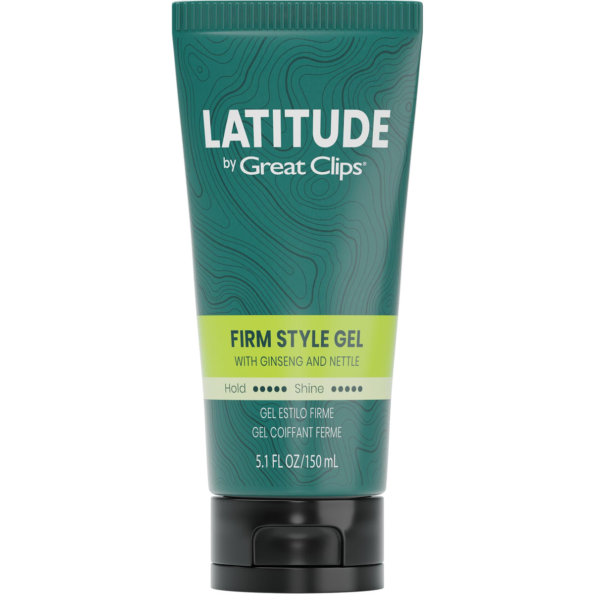 GREAT CLIPS Latitude bottle pour demonstrates easy access with strong hold and shine.