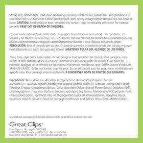 GREAT CLIPS Latitude gel in hand ready to define a strong style.