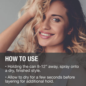 Great Clips Buildable Hairspray adds natural-looking shine to styles.