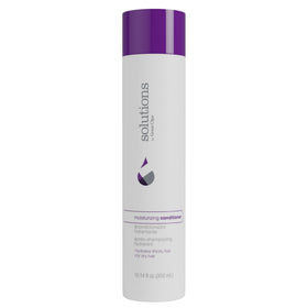 GREAT CLIPS Solutions Moisturizing Conditioner bottle front for hydrated hair.