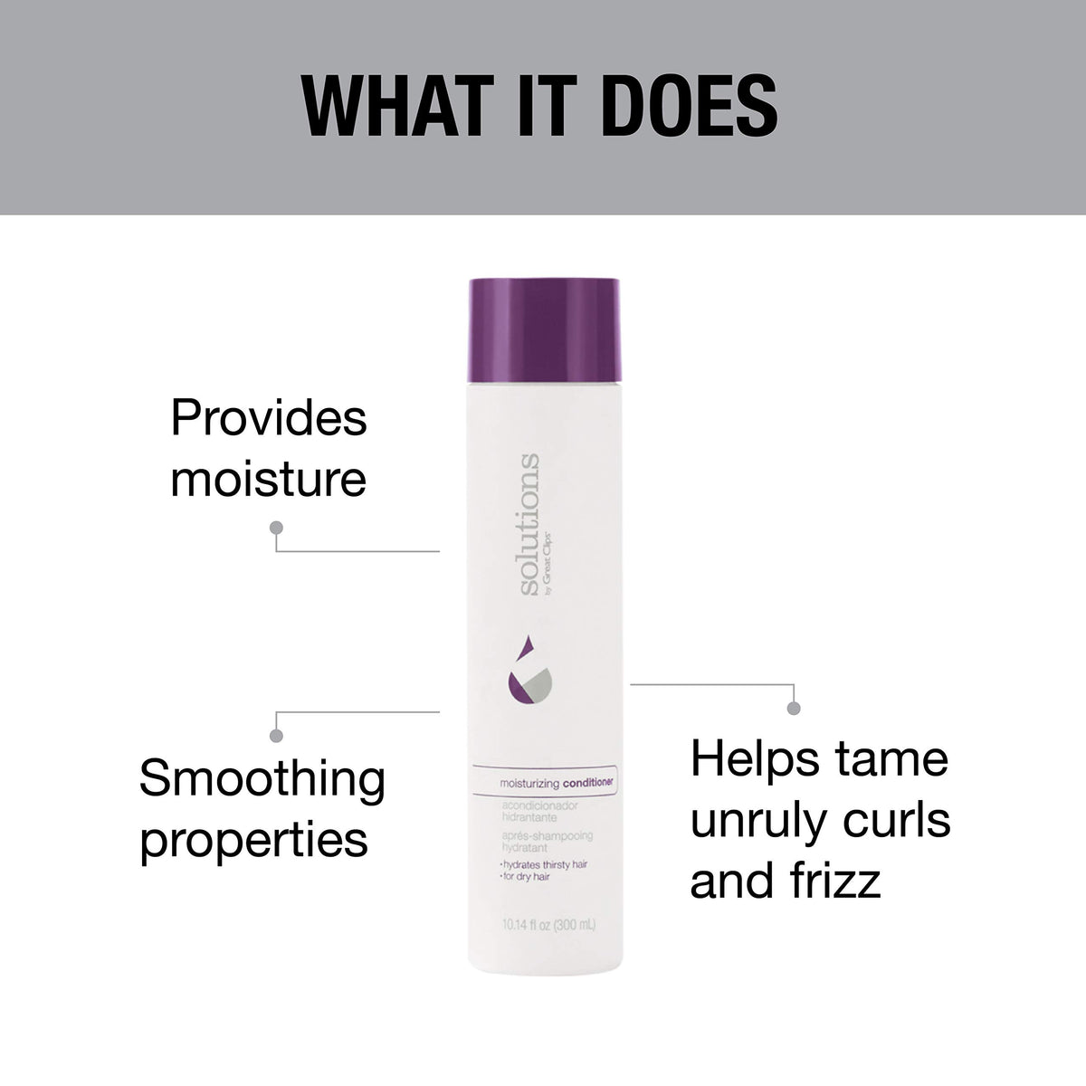 Hands applying GREAT CLIPS conditioner to wet hair for smoothness.