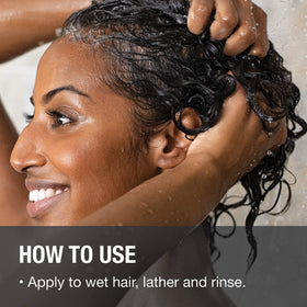 Great Clips Solutions Moisturizing Shampoo after use showing shine and softness on hair
