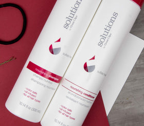 GREAT CLIPS Nourishing Shampoo creamy lather demonstrates gentle cleansing and detangling help