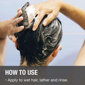 Great Clips Solutions Volumizing Shampoo foam closeup conveys airy texture