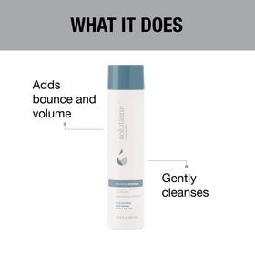 Great Clips Solutions Volumizing Shampoo hair volume application demonstrates fuller feel