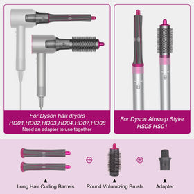 GreeSuit volumizing brush attachment adds root lift while drying for fuller hair