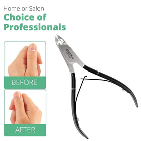 GREEN ESTETICA cuticle nipper 4.5 inches designed for precise cuticle trimming