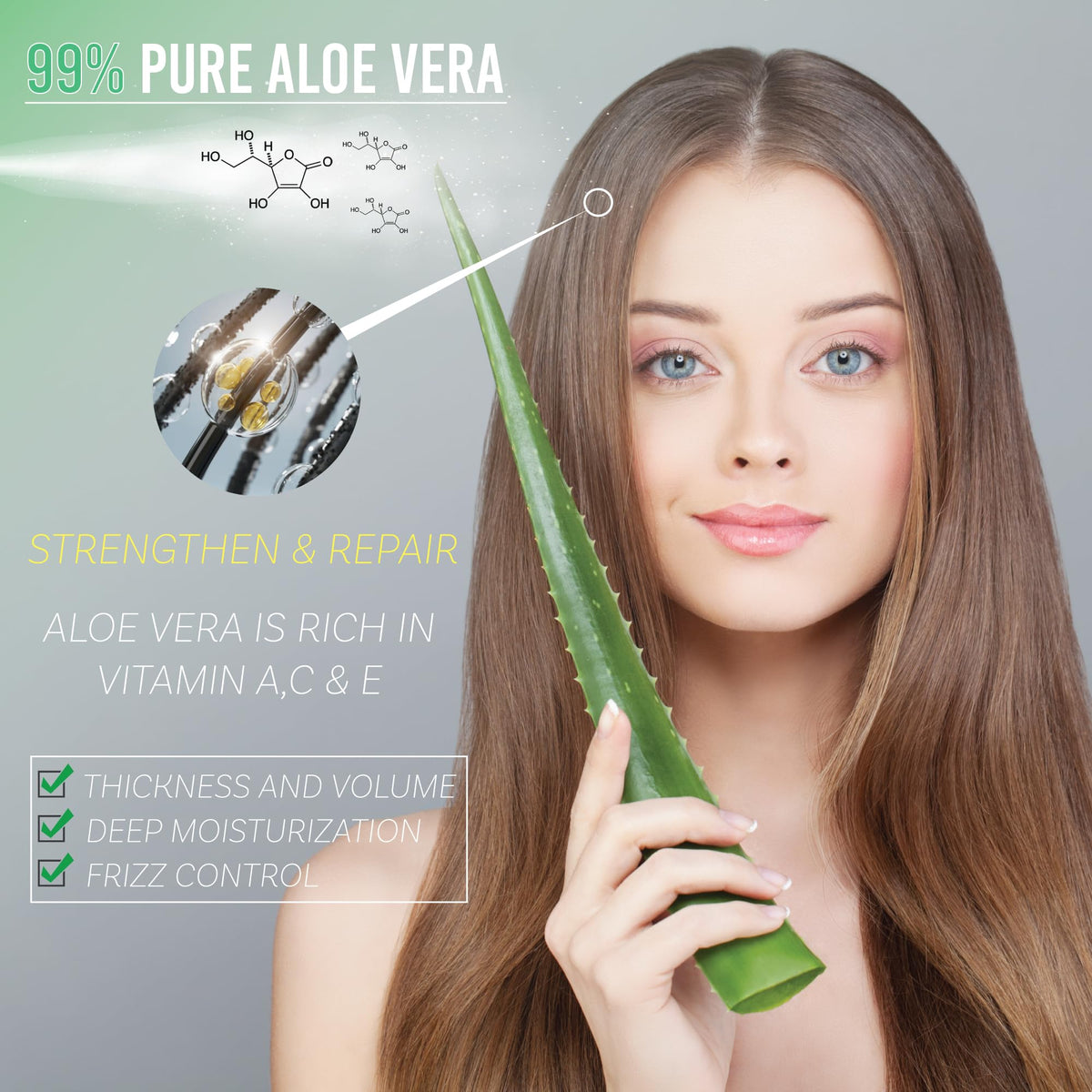 Green Leaf Naturals Aloe Vera Spray enhances skin hydration on face and body