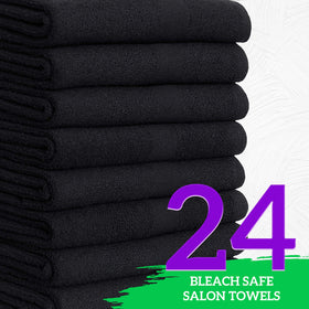 Green Lifestyle bleach-proof towel for salon use with fade-resistant color and professional look.