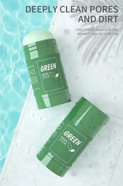 Green Mask Stick compact 40g tube ideal for travel and daily carry.