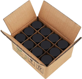 Green Nexus glass jars arranged for compact home cosmetic setup