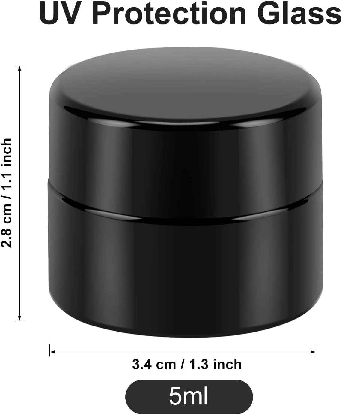 Green Nexus enhanced-cap glass jar showing secure leak-free design