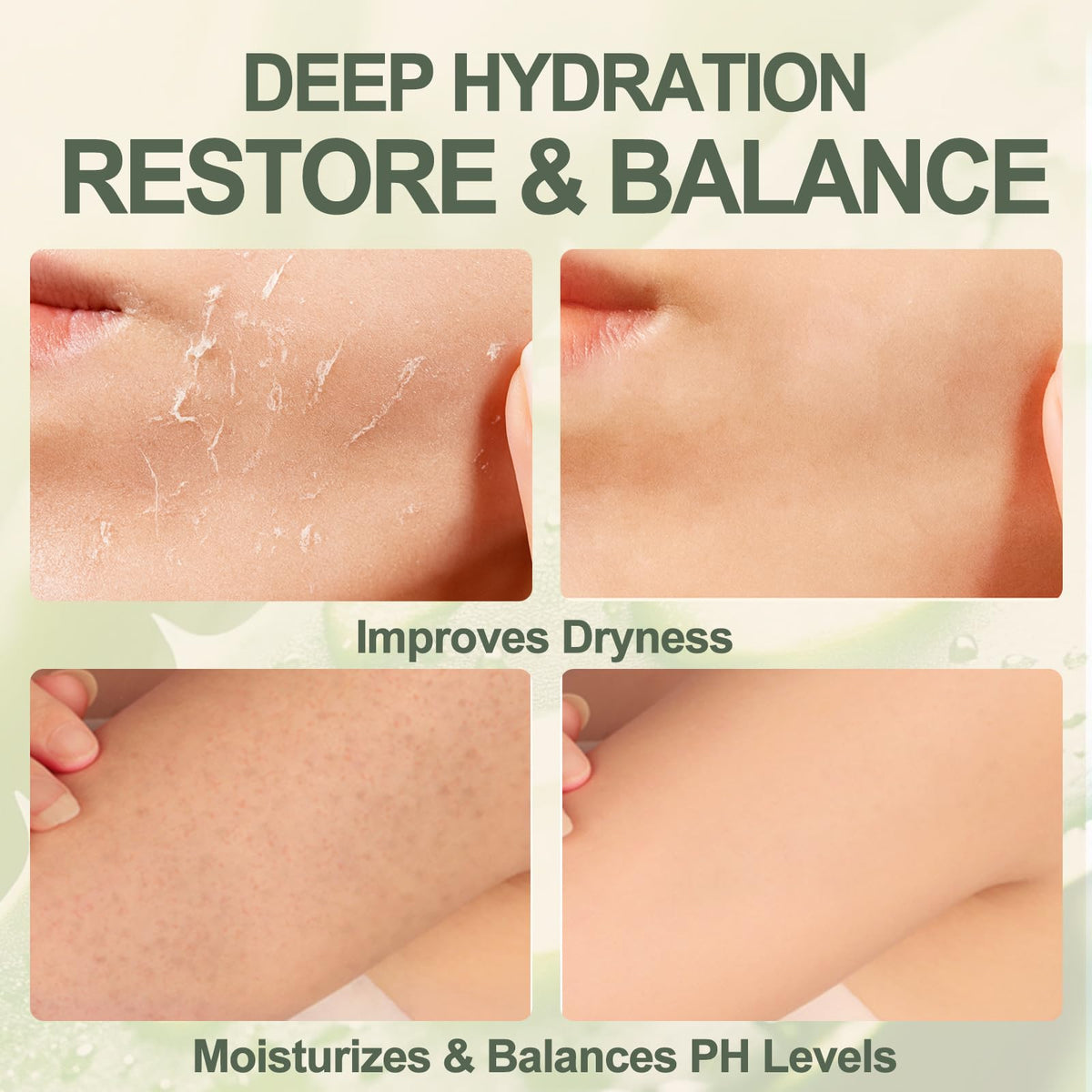 Close-up of jojoba oil droplets in GreenBliss formula