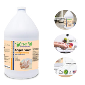 GreenFist dye-free fragrance-free formula minimizes irritants during cleansing.