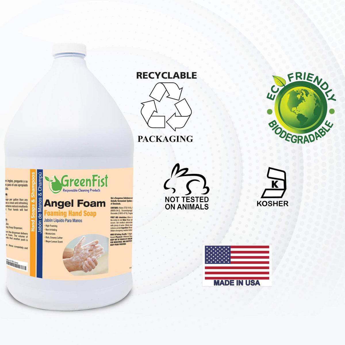 GreenFist family-use friendly soap suitable for everyday households.