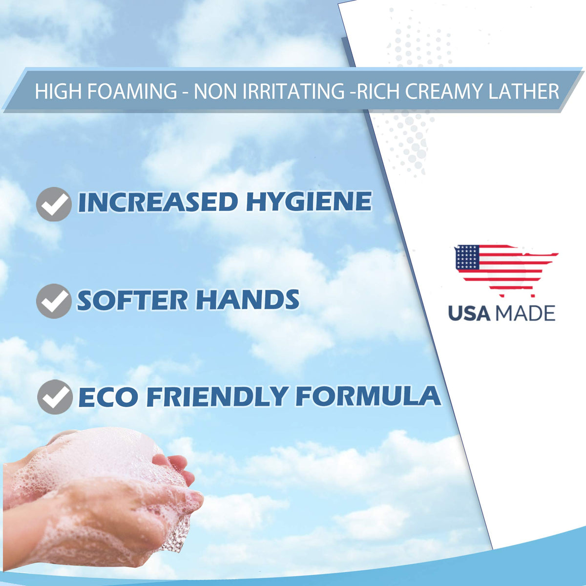 GreenFist skin-friendly surfactants cleanse gently while removing dirt.