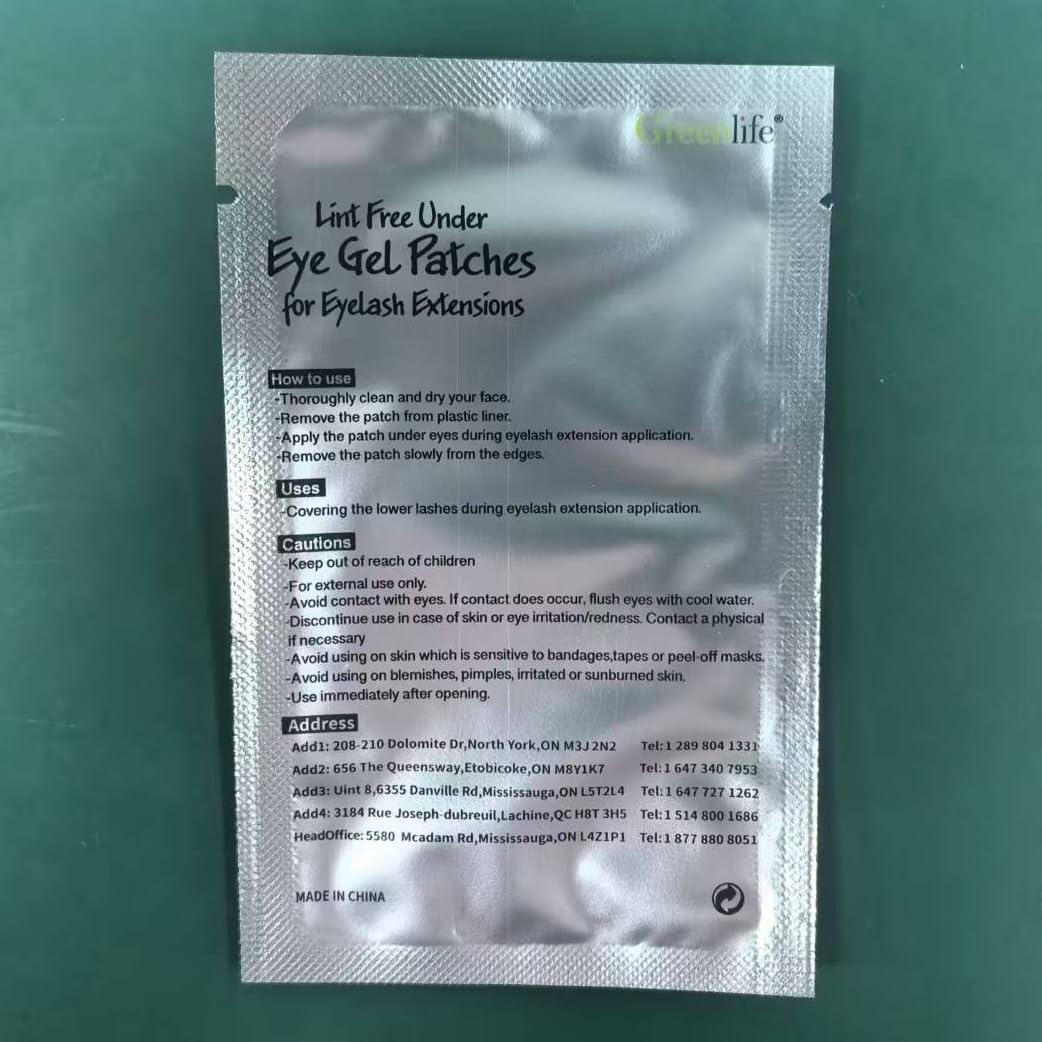 GreenLife collagen Aloe Vera pads close-up, soothing moisture for clients