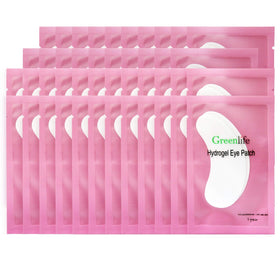 GreenLife eye pads under-eye hydrogel patch for lash extensions, comfortable and non-irritating.