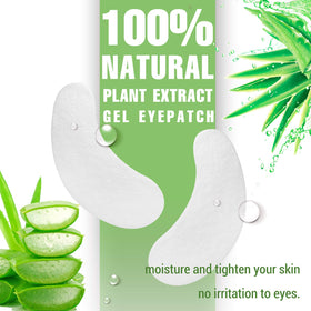 GreenLife hydrogel eye patches designed for secure placement during lash work.