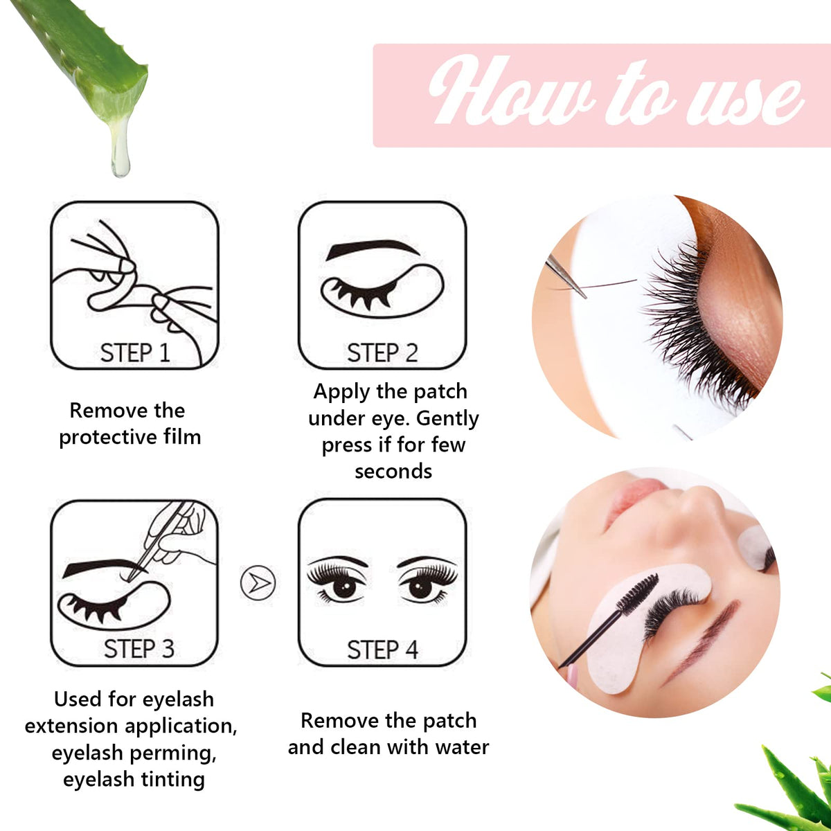 GreenLife lint-free and latex-free patches ensure clean, comfortable treatments.