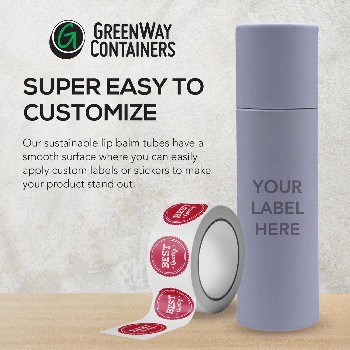 GreenWay compostable materials close-up highlighting sustainability