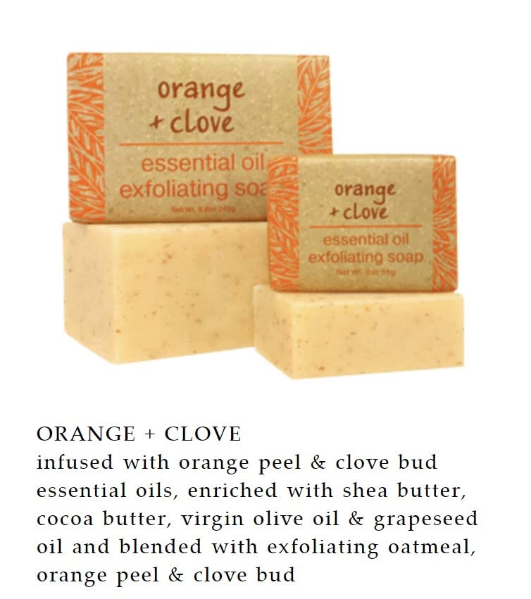 Greenwich Bay goatmilk exfoliating bath bar with shea and cocoa butter for a nourishing lather