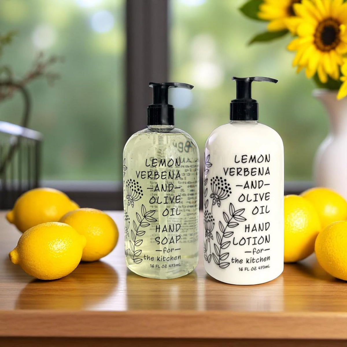 Greenwich Bay Lemon Verbena Olive Oil Hand Lotion jar for soft, hydrated hands