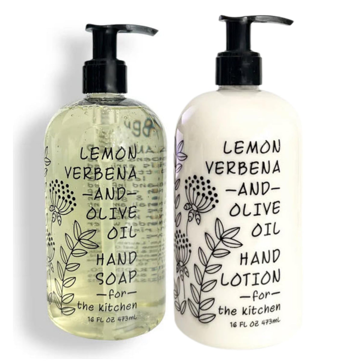 Greenwich Bay Lemon Verbena Olive Oil Hand Soap bottle for refreshing cleansing