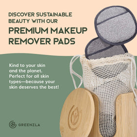 Greenzla bamboo storage holder keeps pads neatly organized and accessible.