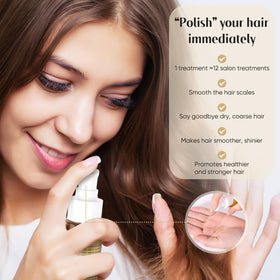 GREEONIL Hair Oil with five oils nourishes hair