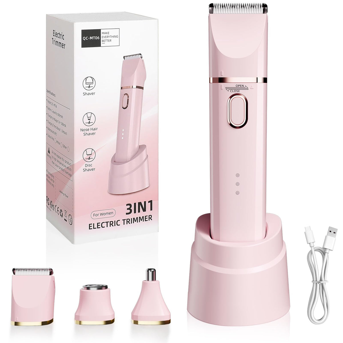 Gremiamo bikini trimmer 3-in-1 for precise shaping on body contours
