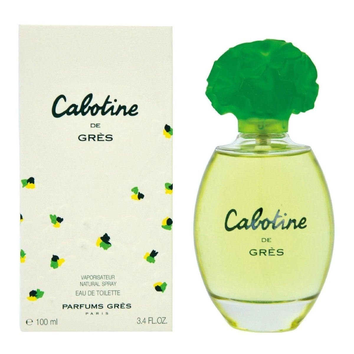 Gres Cabotine EDP spray bottle, timeless floral fragrance for effortless day-to-evening wear.