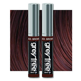 Greyfree root touch-up bottle application for fast, natural-looking gray coverage.