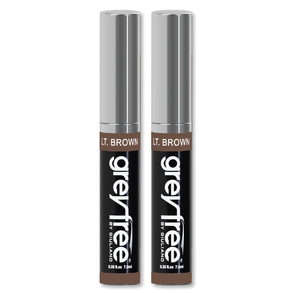 Greyfree root touch-up bottle for quick gray coverage and natural look.