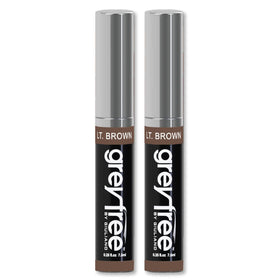 Greyfree root touch-up bottle for quick gray coverage and natural look.