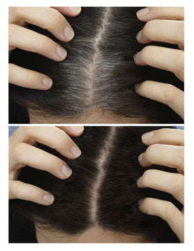 Greyfree blending wigs option with the wand for natural integration
