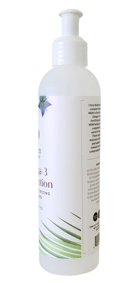 Griffin Remedy Omega-3 Body Lotion MSM ingredients highlighted