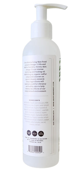 Griffin Remedy Omega-3 Body Lotion unscented texture promoting hydration