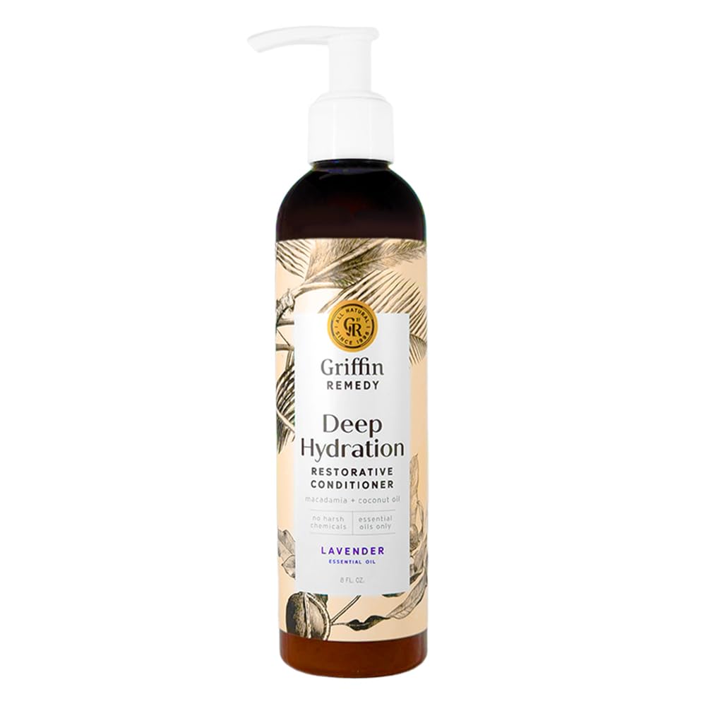 Griffin Remedy Restorative Conditioner bottle for moisture, detangling, and smoother hair.