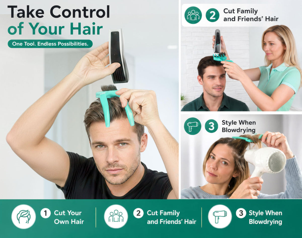 Grip and Trim between-barber-visits for quick maintenance.