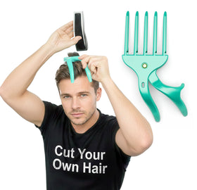 Grip and Trim self-haircut setup enables easy at-home grooming.