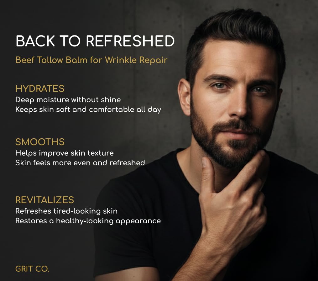 GRIT CO unscented whipped wrinkle balm fragrance-free for sensitive skin