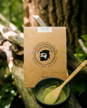 Grizzly Mountain Natural shade for even light brown beard color
