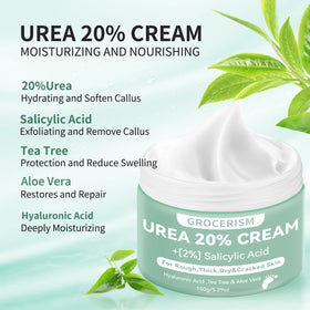 Grocerism urea cream 2% salicylic acid exfoliation for smoother skin