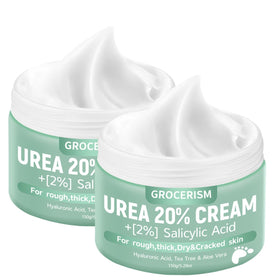 Grocerism urea cream 20% pump bottle softens calluses and hydrates feet